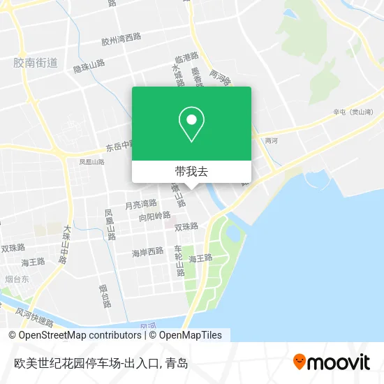 欧美世纪花园停车场-出入口地图