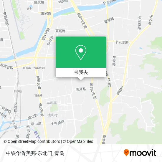 中铁华胥美邦-东北门地图