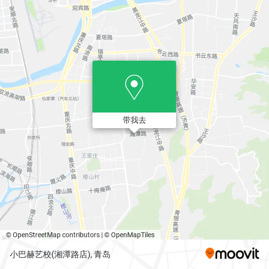 小巴赫艺校(湘潭路店)地图