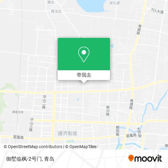 御墅临枫-2号门地图