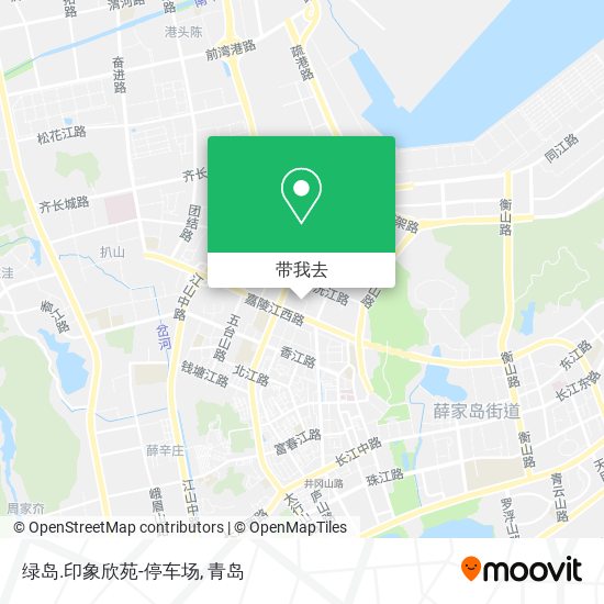 绿岛.印象欣苑-停车场地图