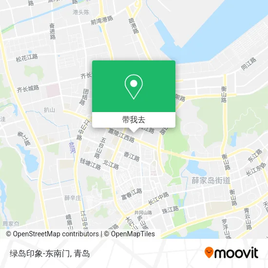 绿岛印象-东南门地图