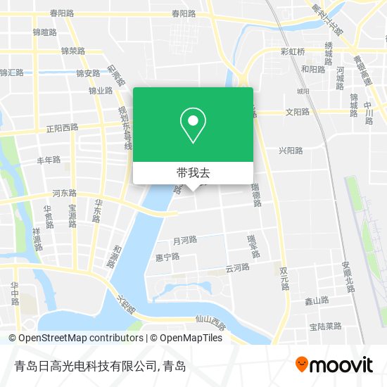 青岛日高光电科技有限公司地图