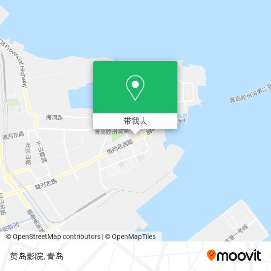 黄岛影院地图