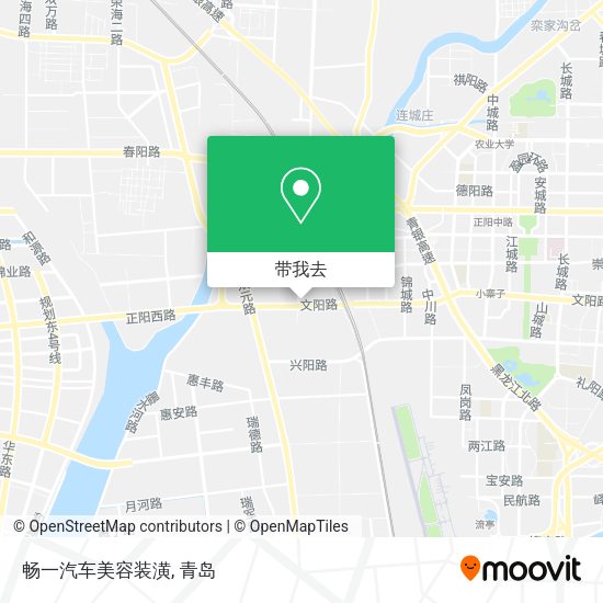 畅一汽车美容装潢地图