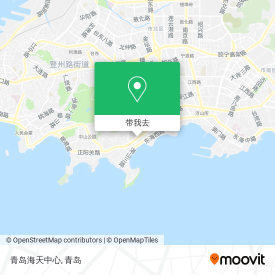 青岛海天中心地图