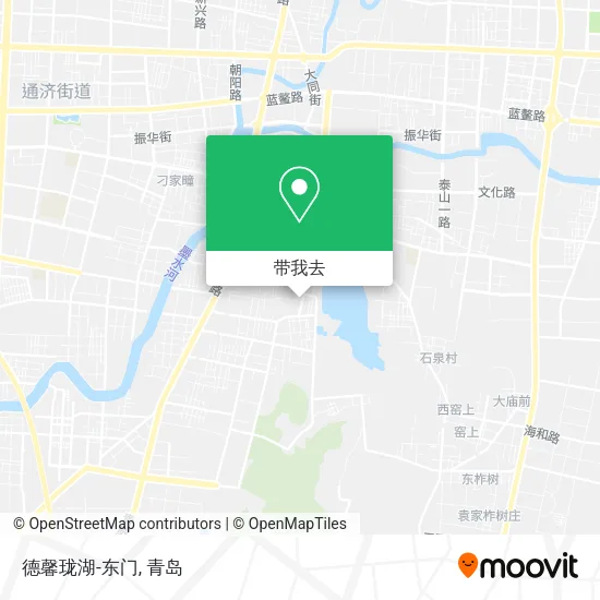 德馨珑湖-东门地图