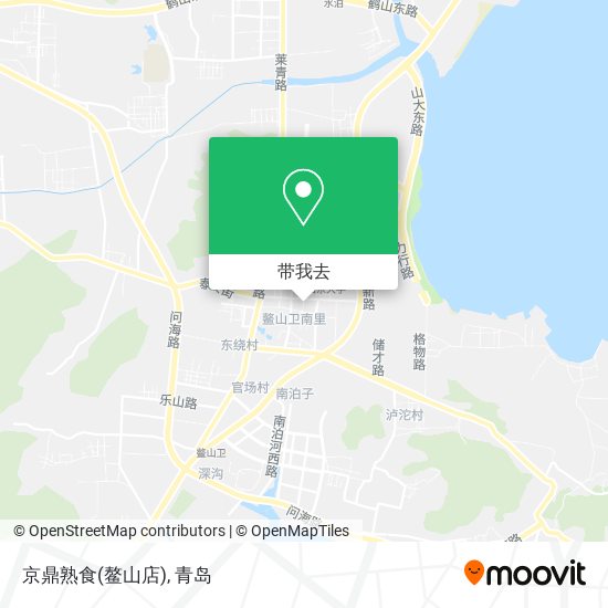 京鼎熟食(鳌山店)地图