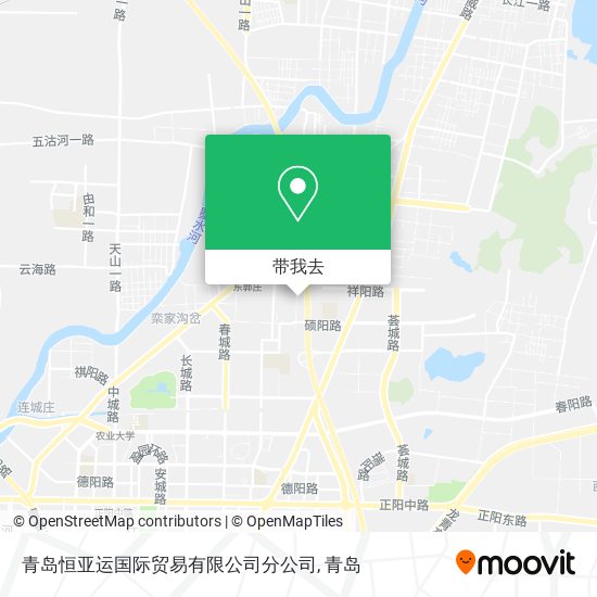 青岛恒亚运国际贸易有限公司分公司地图