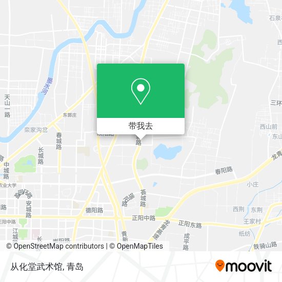 从化堂武术馆地图