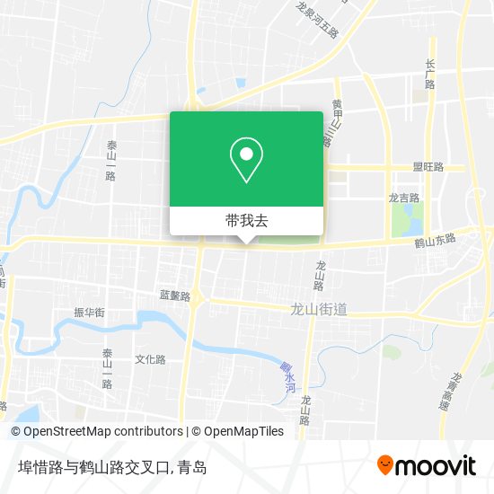 埠惜路与鹤山路交叉口地图