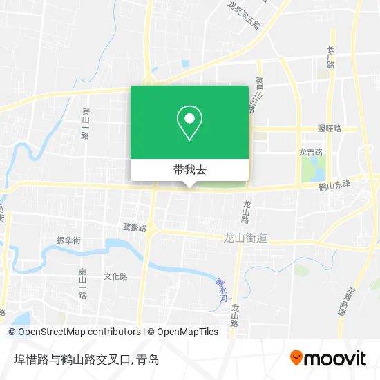 埠惜路与鹤山路交叉口地图