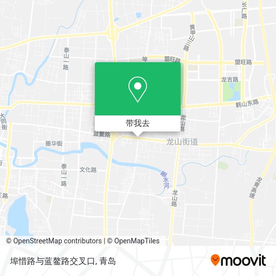 埠惜路与蓝鳌路交叉口地图