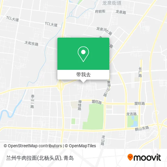 兰州牛肉拉面(北杨头店)地图