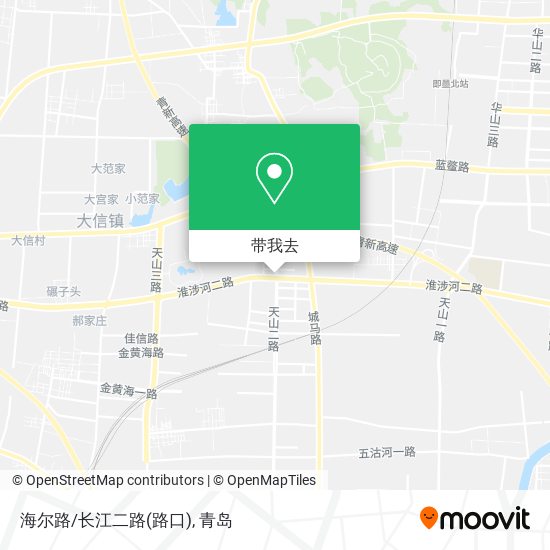 海尔路/长江二路(路口)地图
