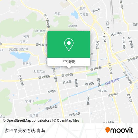 梦巴黎美发连锁地图