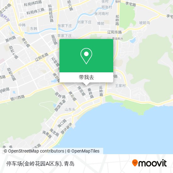 停车场(金岭花园A区东)地图