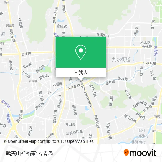 武夷山祥福茶业地图