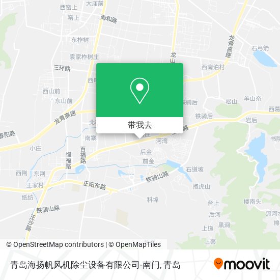 青岛海扬帆风机除尘设备有限公司-南门地图