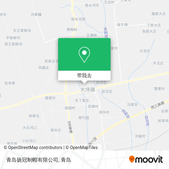 青岛扬冠制帽有限公司地图