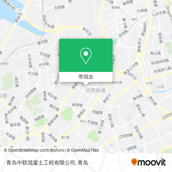 青岛中联混凝土工程有限公司地图