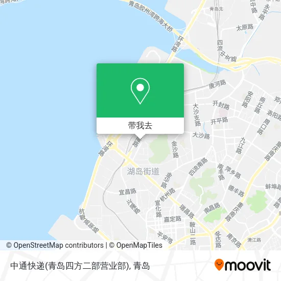 中通快递(青岛四方二部营业部)地图