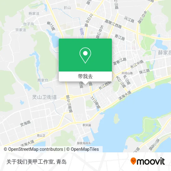 关于我们美甲工作室地图