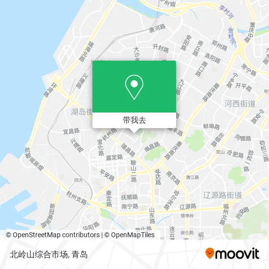 北岭山综合市场地图