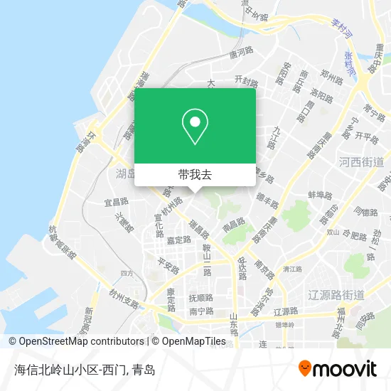 海信北岭山小区-西门地图