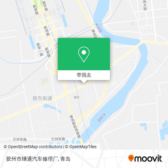 胶州市继通汽车修理厂地图