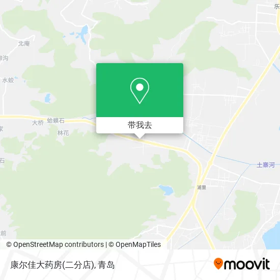 康尔佳大药房(二分店)地图