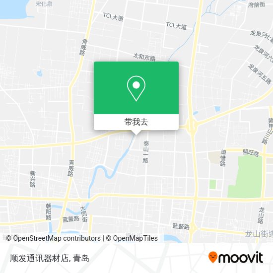 顺发通讯器材店地图