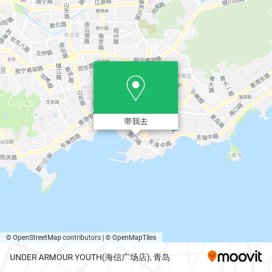 UNDER ARMOUR YOUTH(海信广场店)地图