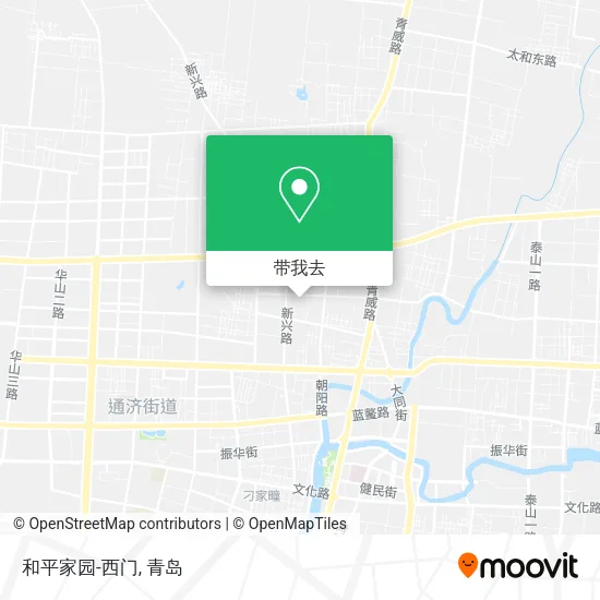 和平家园-西门地图