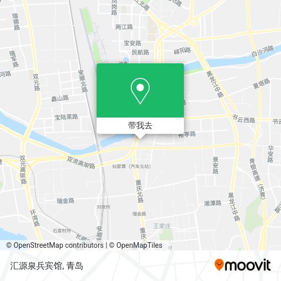 汇源泉兵宾馆地图