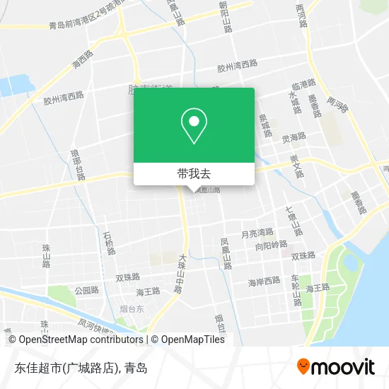 东佳超市(广城路店)地图