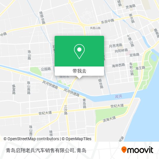 青岛启翔老兵汽车销售有限公司地图