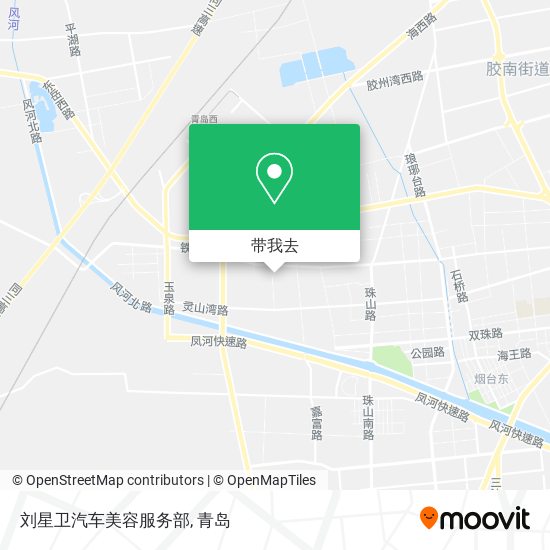 刘星卫汽车美容服务部地图