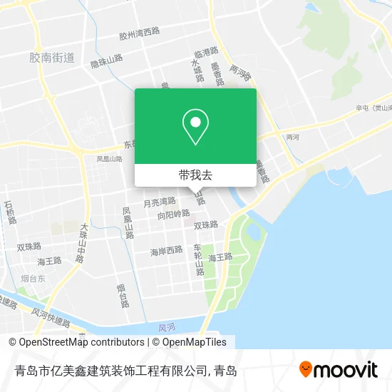 青岛市亿美鑫建筑装饰工程有限公司地图