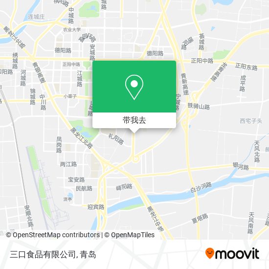 三口食品有限公司地图