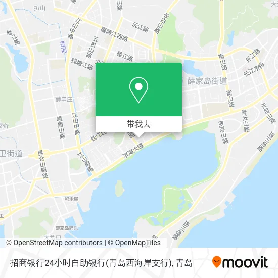 招商银行24小时自助银行(青岛西海岸支行)地图