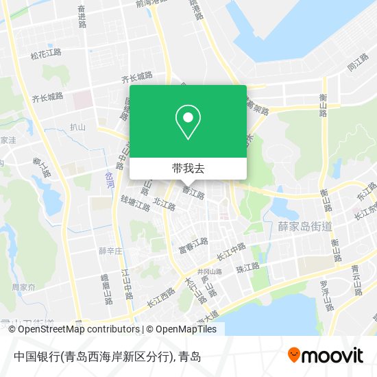中国银行(青岛西海岸新区分行)地图
