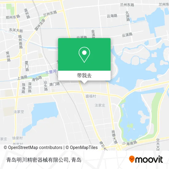 青岛明川精密器械有限公司地图