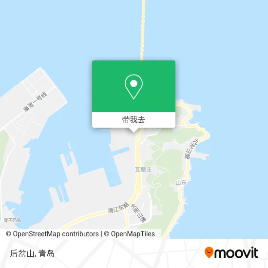 后岔山地图