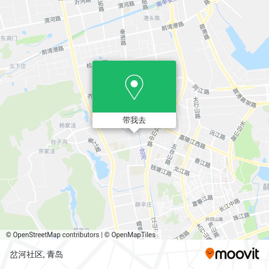 岔河社区地图