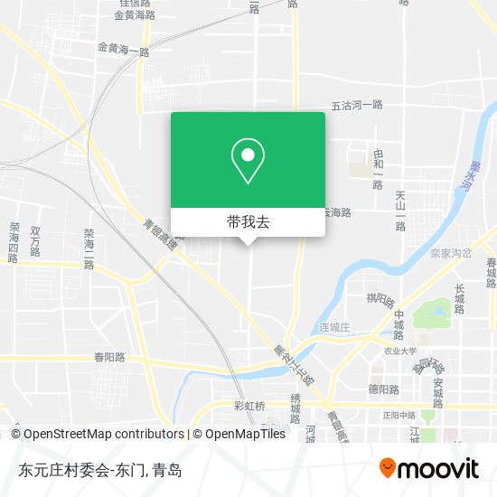 东元庄村委会-东门地图