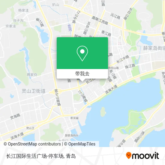 长江国际生活广场-停车场地图