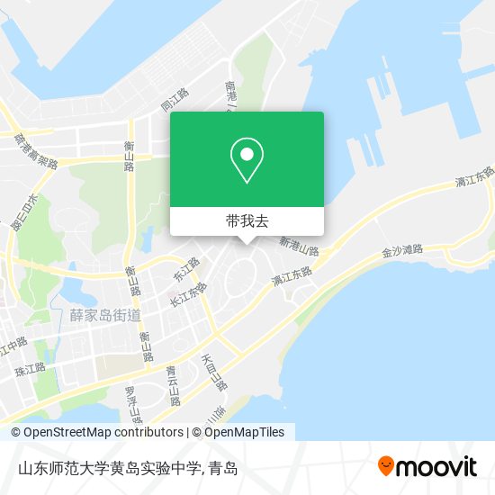 山东师范大学黄岛实验中学地图