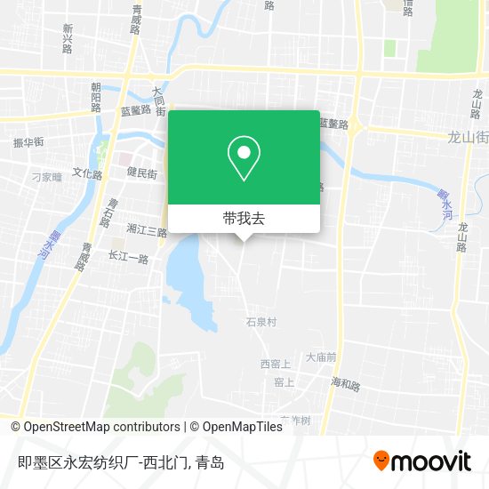 即墨区永宏纺织厂-西北门地图