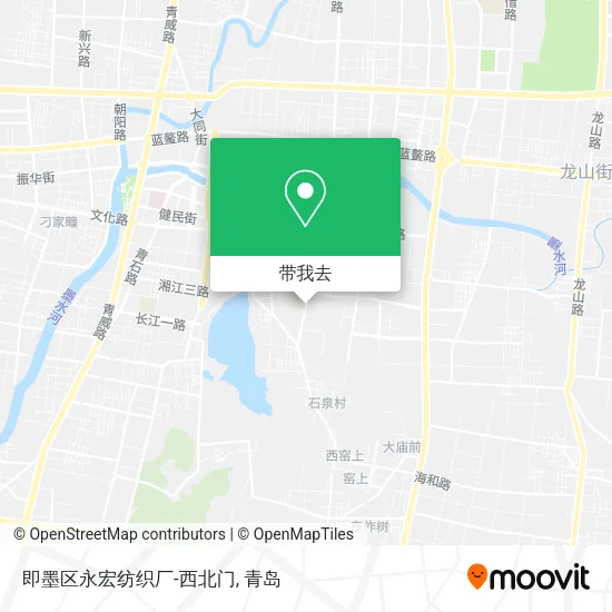 即墨区永宏纺织厂-西北门地图